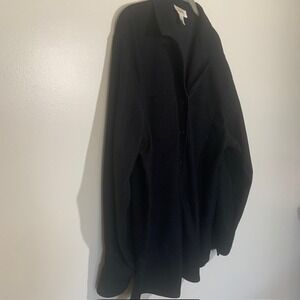 Talbots Heavyweight "Shacket" Button Up - Size Large - Soft Textured Stretch